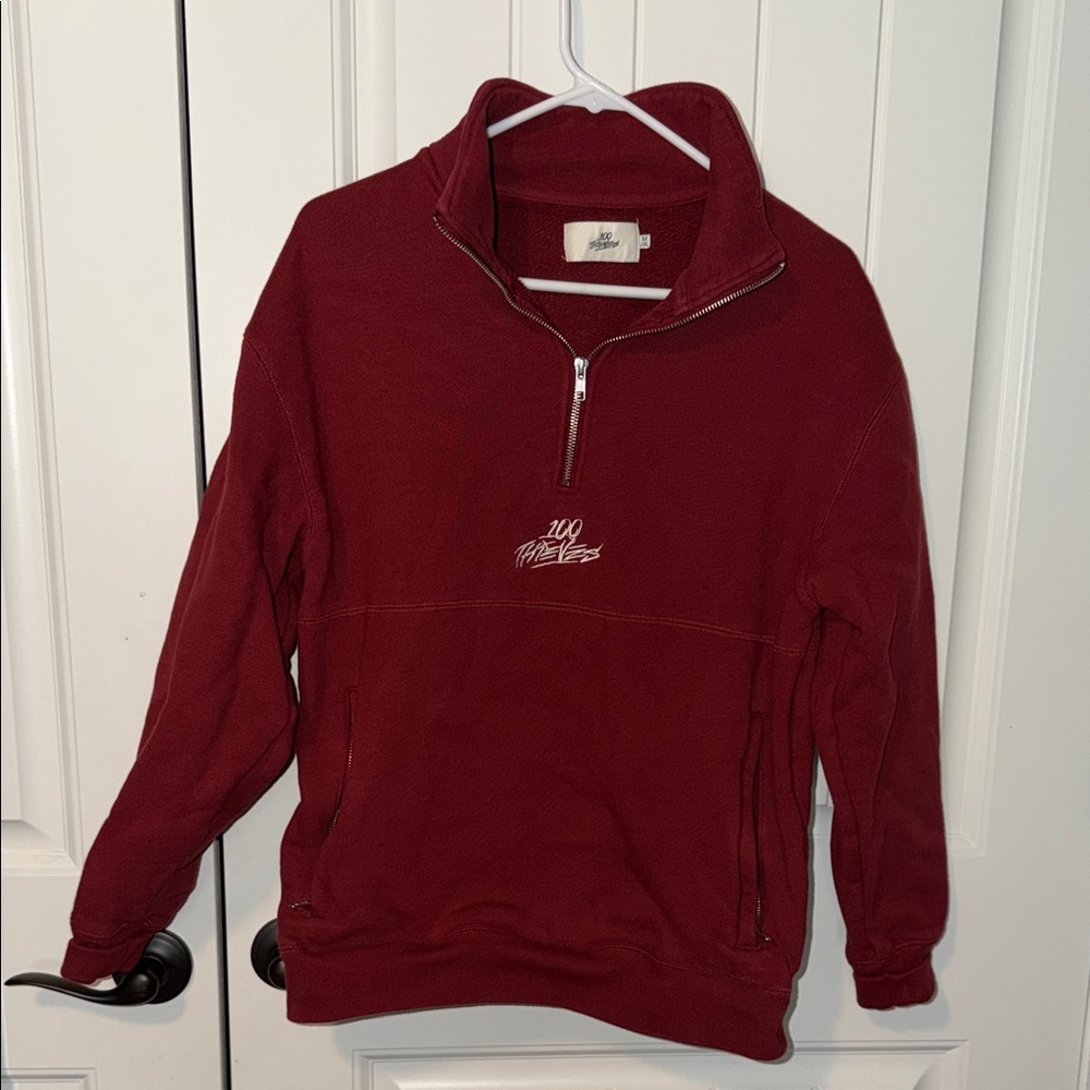 100 Thieves Quarter-Zip Sweater
